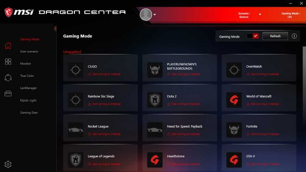 Gardez les commandes