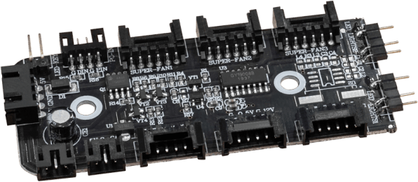 Hub RGB 6 ports inclus