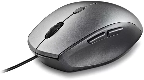 La souris filaire NGS Moth Noir/Gris allie simplicité, fiabilité et élégance.