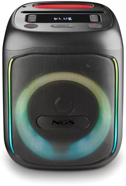 Libérez le son partout où vous allez avec l?enceinte nomade Bluetooth NGS Wild Swag Go RGB (Noir).