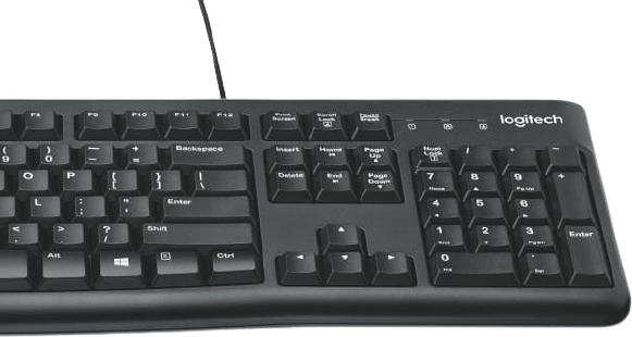 Un clavier de taille standard