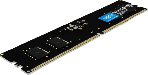 Barrette mémoire 32Go DIMM DDR5 Crucial 4800MHz (Noir) à prix bas